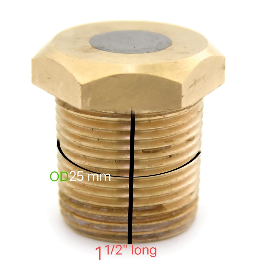 A fusible plug- Its a critical safety device (known as a boiler mounting) installed in steam boilers to protect them from overheating and potential explosions .