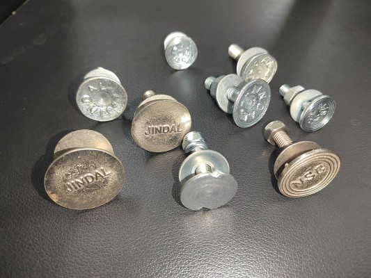Bucket Bolt With Lock Nut- 2.5 suta, 3 suta.( 8 mm/ 10 mm ) with Various Brands both MS & SS Type.
