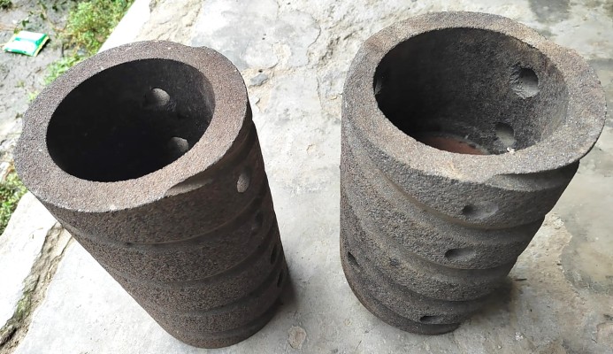 Whitener Stone, China Milling.Length-12 Inch,OD-6 Inch, inner Bore-5 Inch.(2 pes-one set).Size: 180×610/2×85 mm. We have 70,75,80 mm also.
